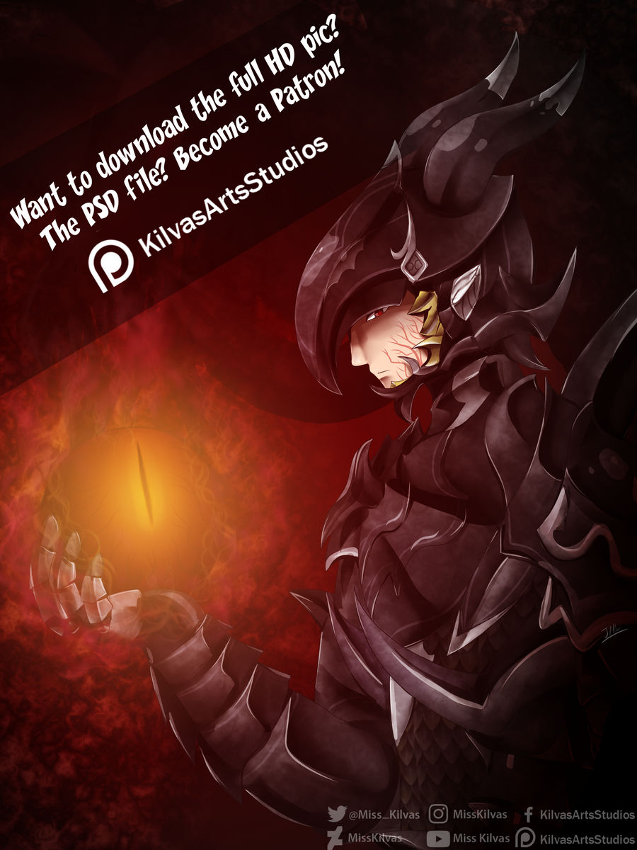 SpeedArt: FFXIV: Estinien by MissKilvas