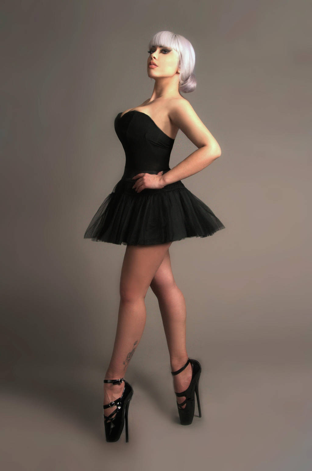 high heels ballerina