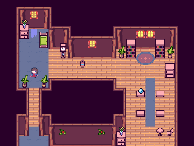Pixel House Interior by OceansDream