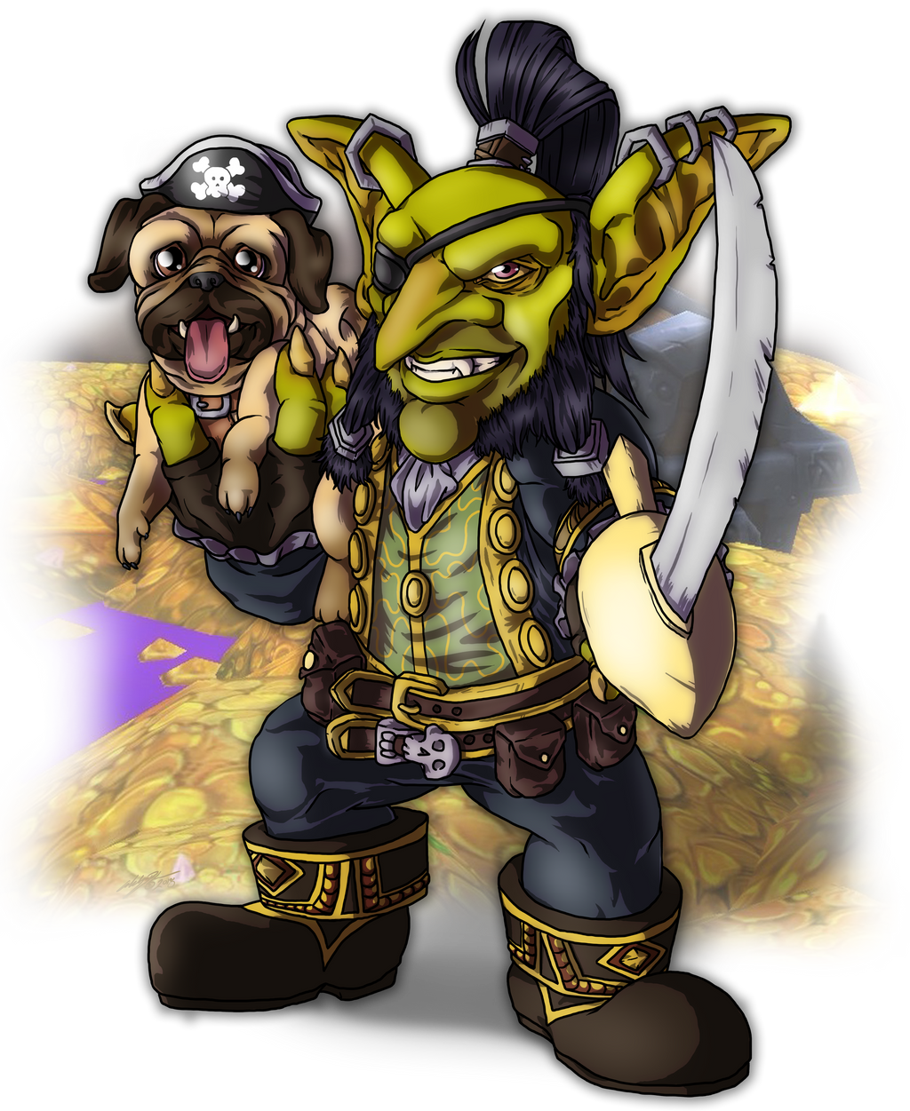Sulley Swindlegear - Outlaw Rogue Extraordinaire by MagickDream