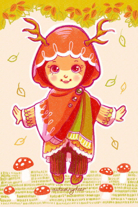 NatureHijabi 1 - autumnydeer by ambientdream