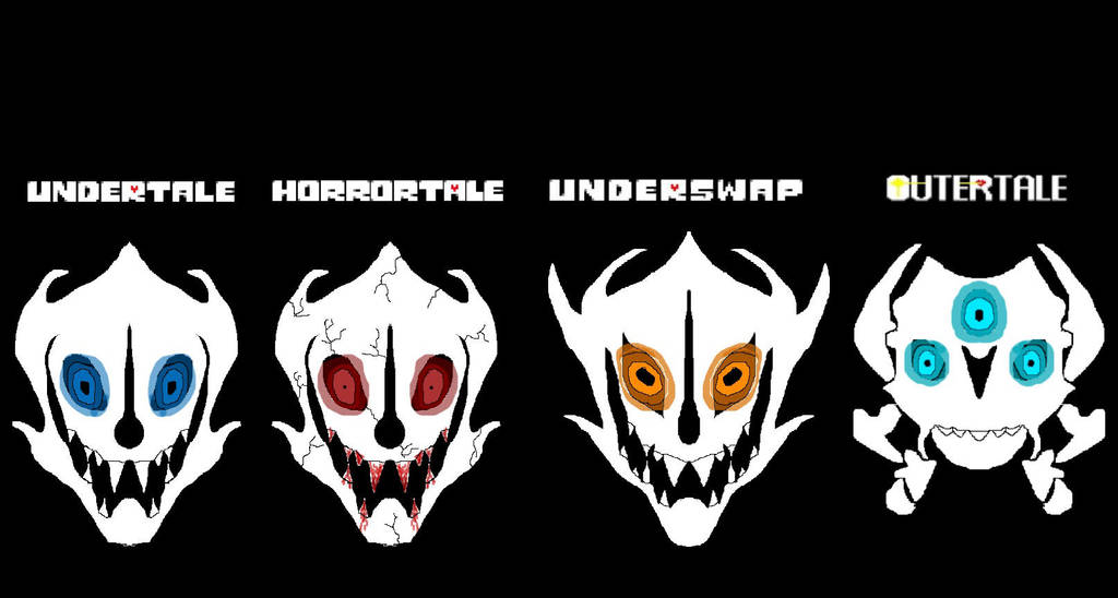Undertale AU Gaster Blasters by CodeCodes on DeviantArt
