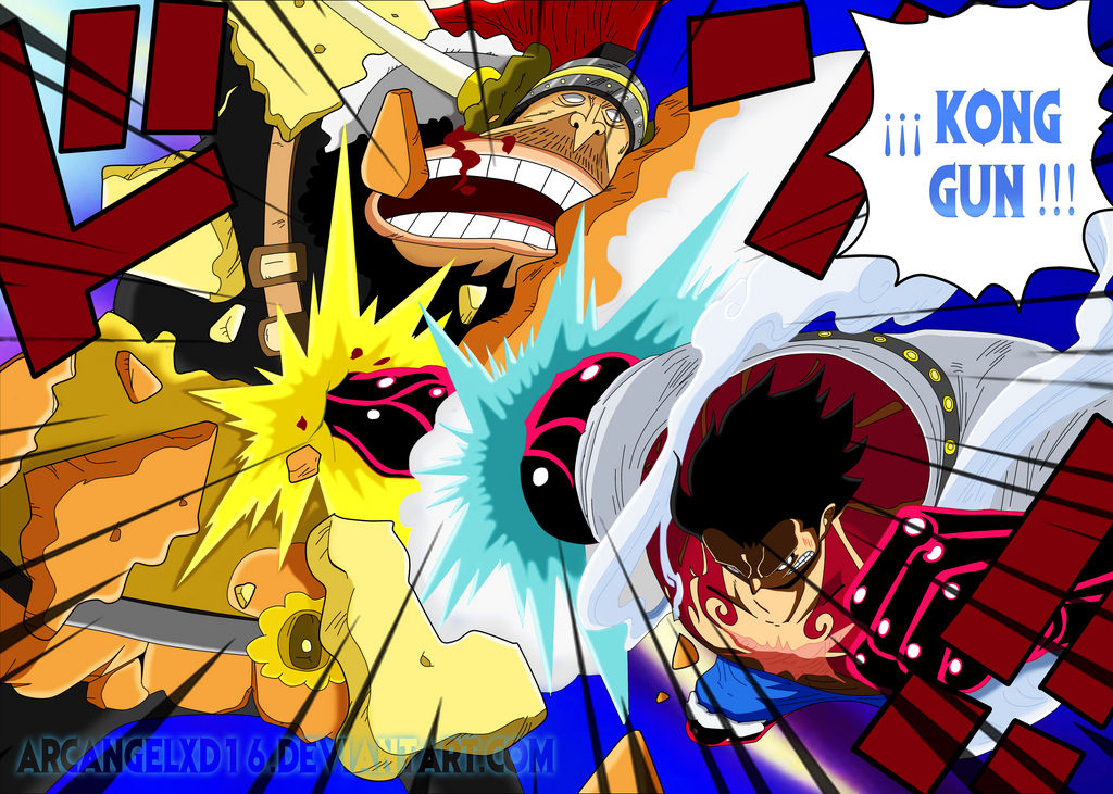 Luffy Vs Cracker One Piece By Arcangelxd16 On Deviantart