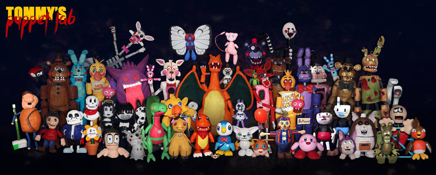 My Puppet Family (all hand crafted) by TommyGK