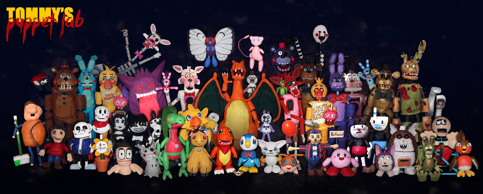 My Puppet Family (all hand crafted) by TommyGK