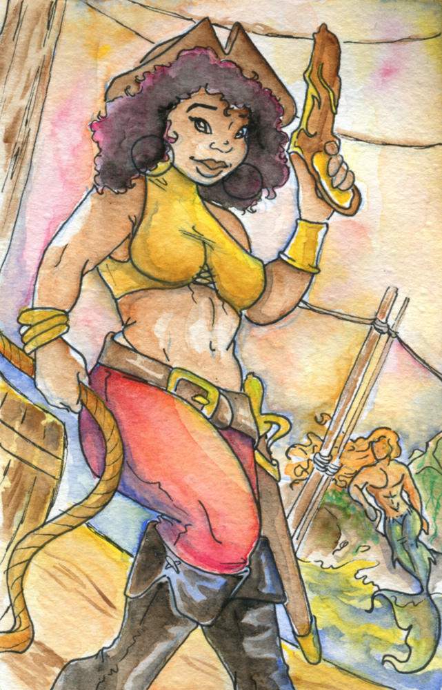 Lady Pirate by Caravaggia