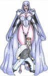 Psylocke and Lil Big Boy by Tazirai
