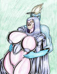 Psylocke In the clutches of Janx by Tazirai