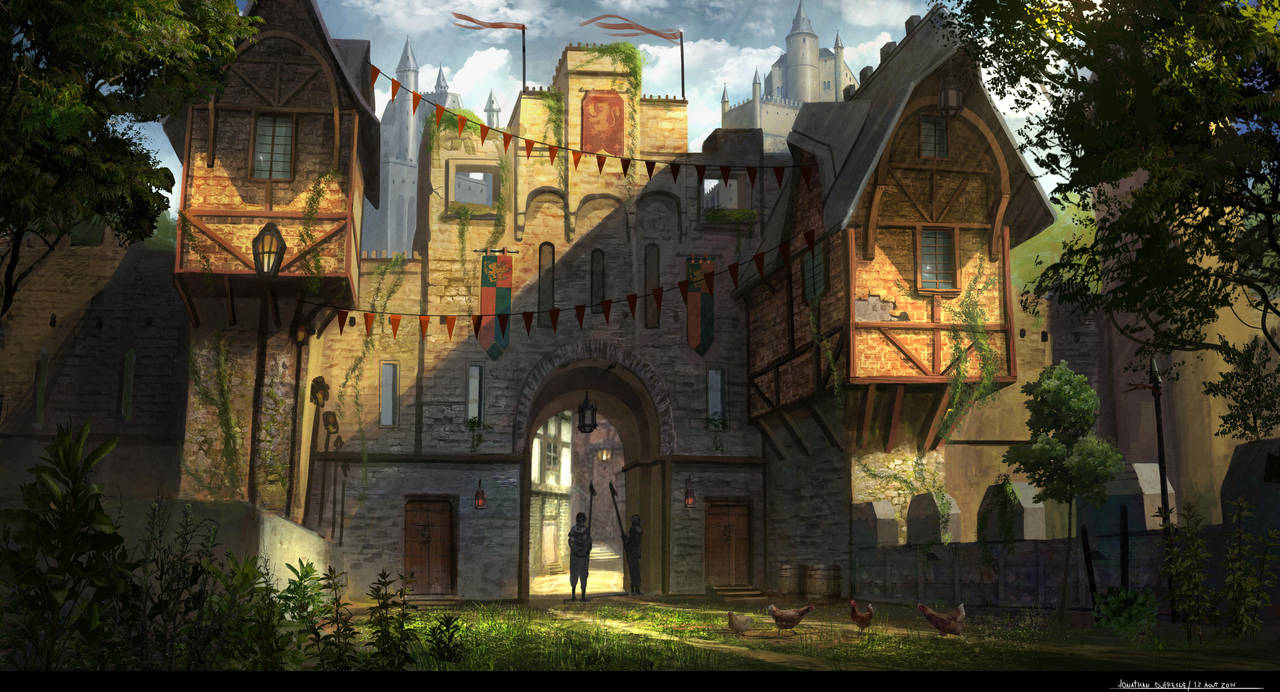 Castle Gate by JonathanDufresne