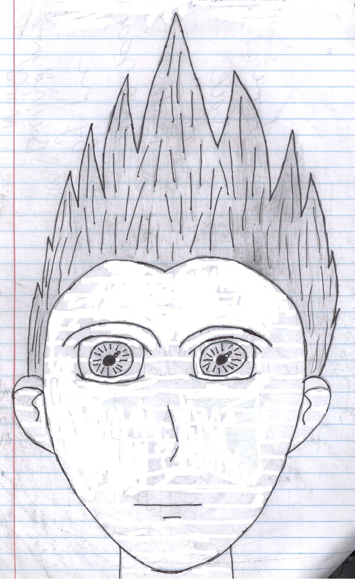 Spiky Hair Anime Guy By Lunarcatninja On Deviantart