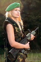 Military girl VII by ukrain