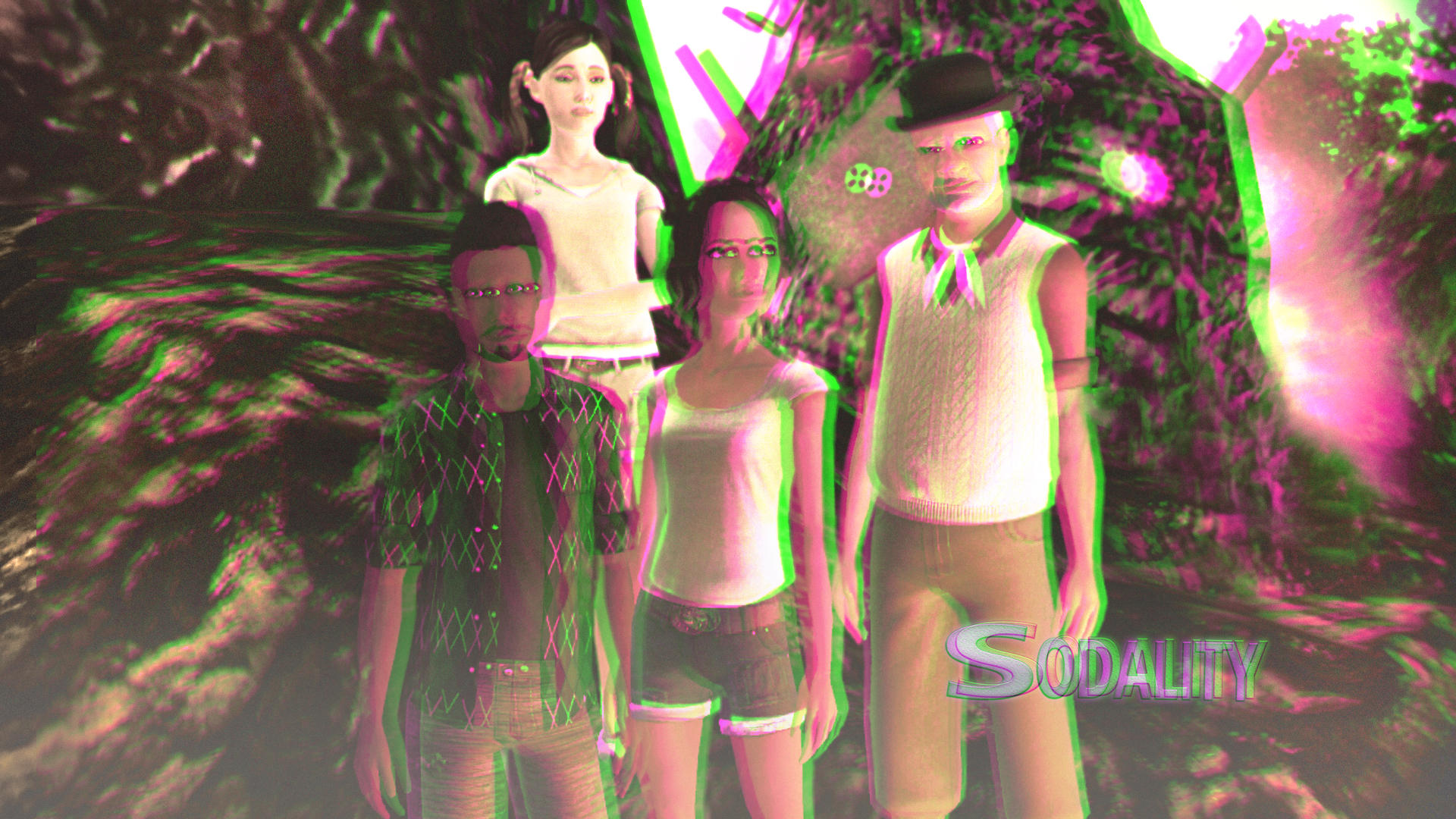 Sodality Season 1 Wallpaper 3D Trioscopic by BulldozerIvan