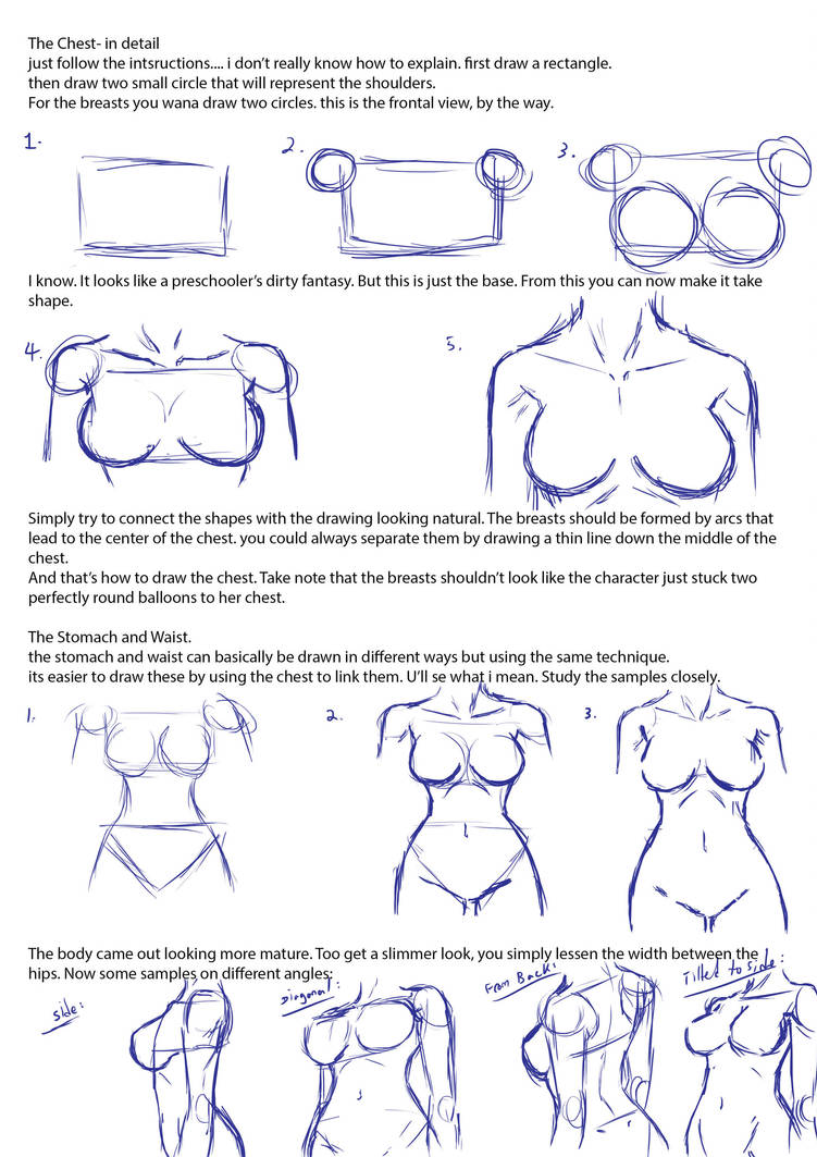 How To Draw Anime Girl Chest As you learn the skills, consider yourself like the in the first of three manga drawing tutorial sessions, watch mark crilley walk you through. how to draw anime girl chest
