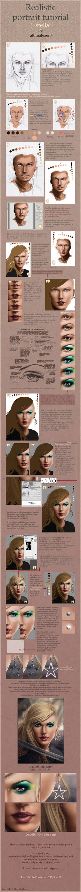 Realistic portrait tutorial by nom-nom-pancake