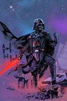 Star Wars Darth Vader trying to look tough by benttibisson