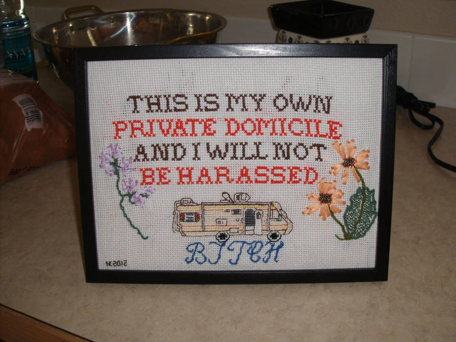 Breaking Bad cross stitch by TsDott