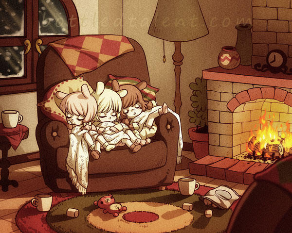 Neapolitan Cozy Fire by celesse