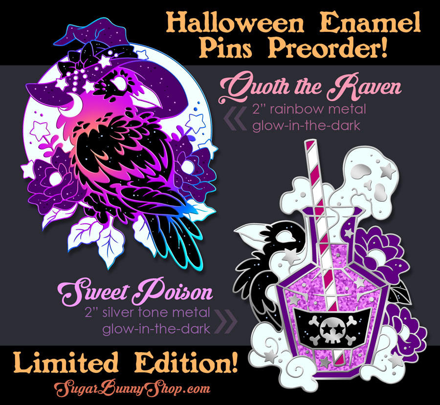 Halloween 2018 Enamel Pin Preorder by celesse