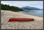 Red Canoe by kootenayphotos