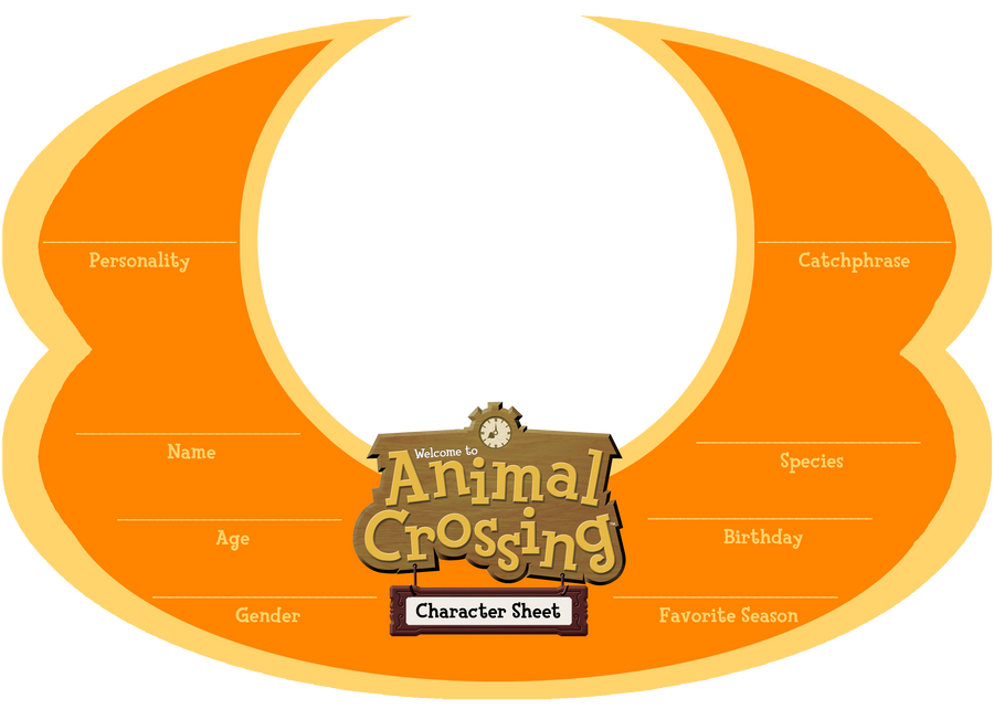 Animal Crossing Character Template