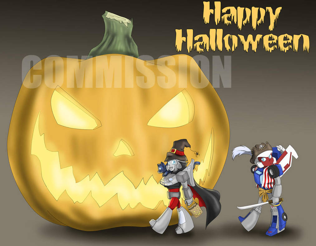 Commission: Trick or Treat by Ty-Chou