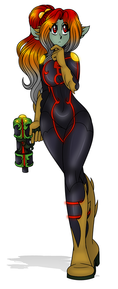 CTS BioWarp Mage Commando: Rhea Veras by AkuOreo