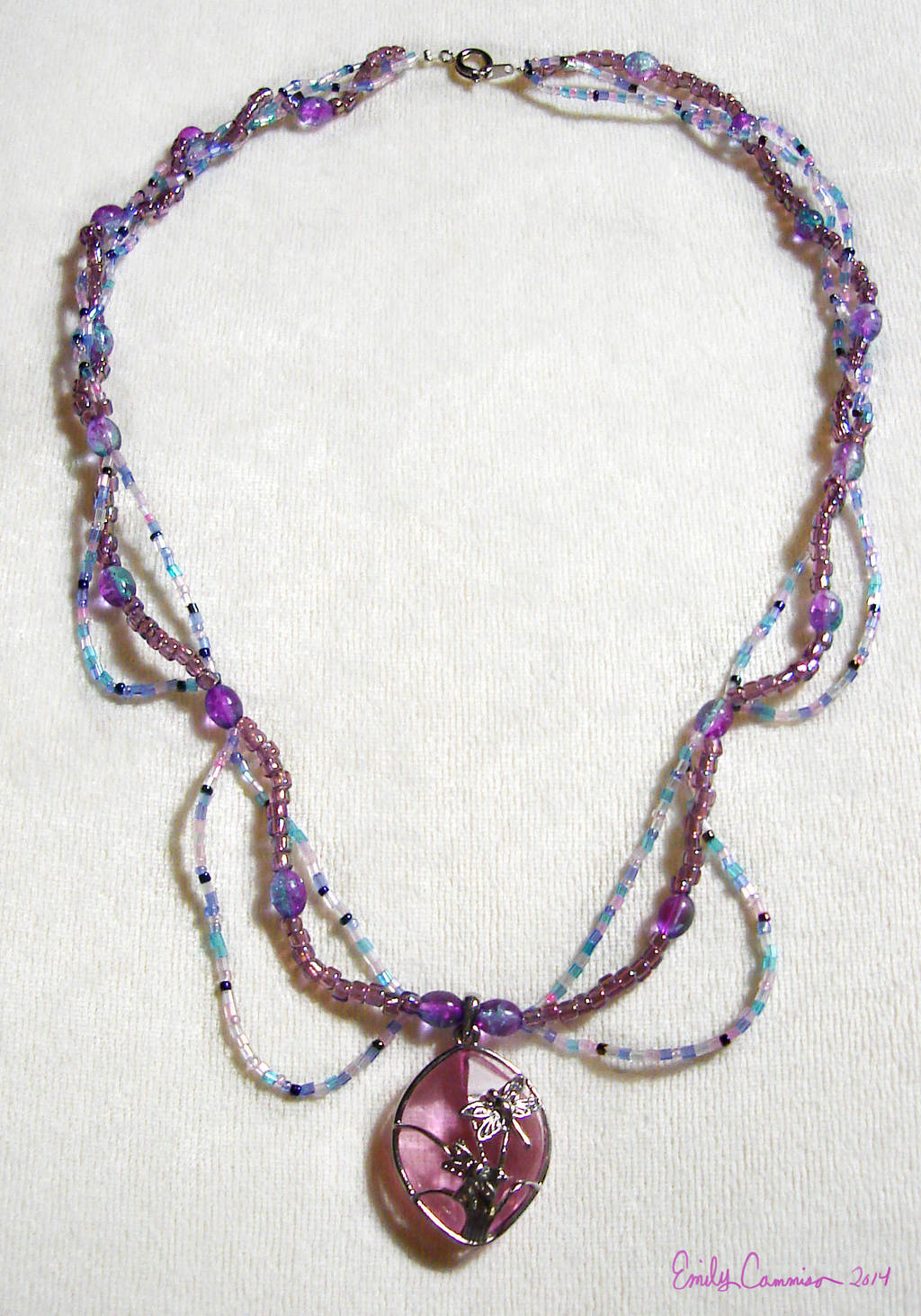 Spring of the Fireflies Necklace by EmilyCammisa