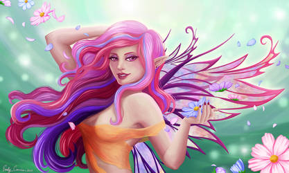Sela the Springtime Fairy by EmilyCammisa