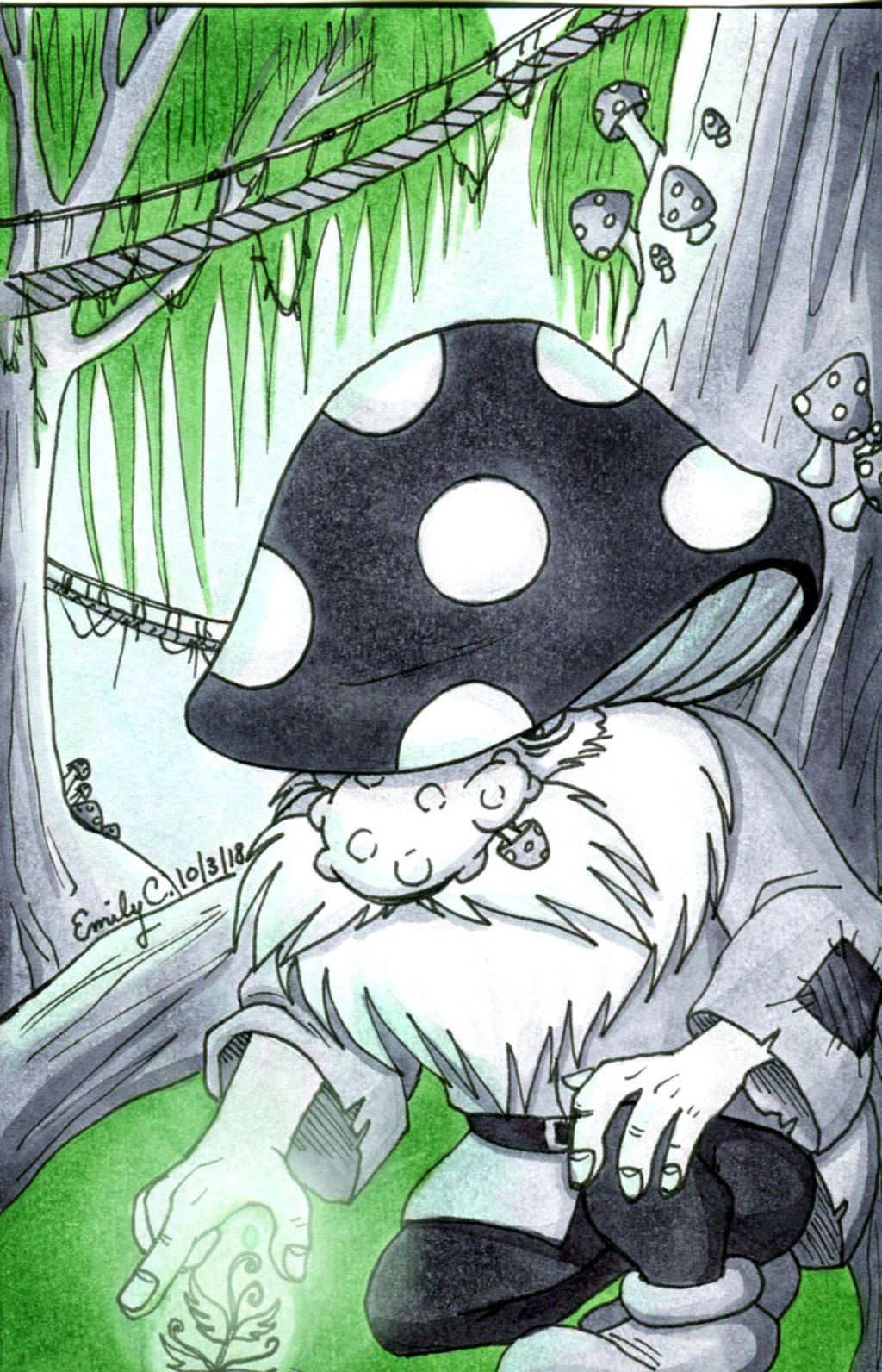 Inktober 2018 Day 3 by EmilyCammisa