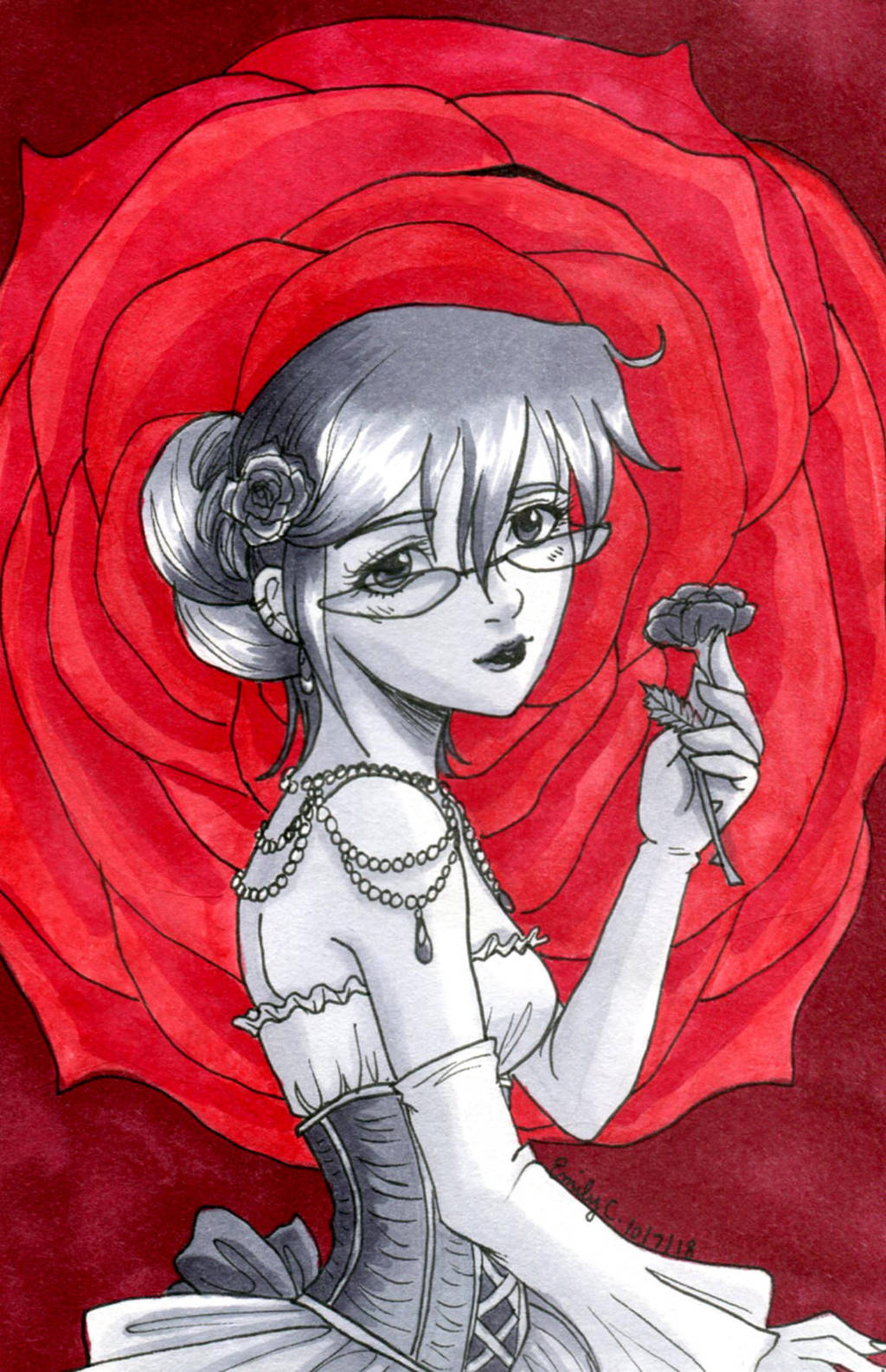 Inktober 2018 Day 7 by EmilyCammisa