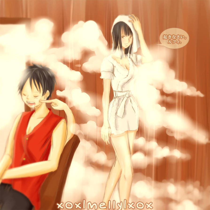 Robin x Luffy Wake Up by xox1melly1xox on DeviantArt