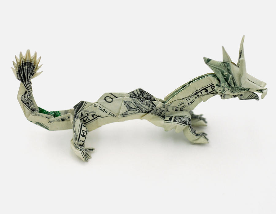 Two Dollar Chinese Dragon by orudorumagi11