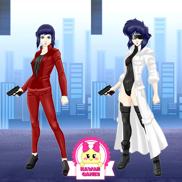 Ghost in the Shell Major Motoko Kusanagi Dress Up by heglys