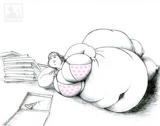 Jocelyn-My Belly Is Now Weighed Down By Pizza by Hisano-x