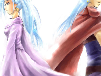 Schala and Magus by sdmeimi