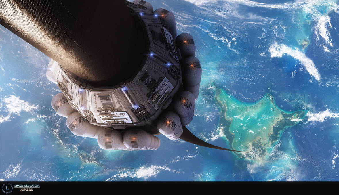 Space Elevator by GlennClovis