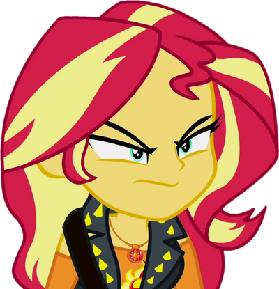 Sunset Shimmer annoyed by TheBarSection on DeviantArt
