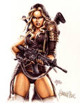 Sweet Pea fully armed by PlanetDarkOne
