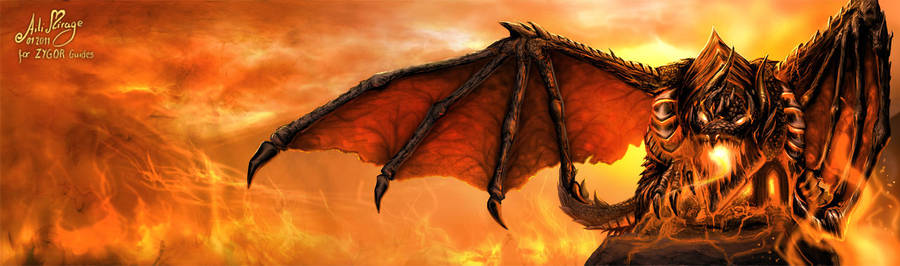 The world burns by sunset by Ailinon