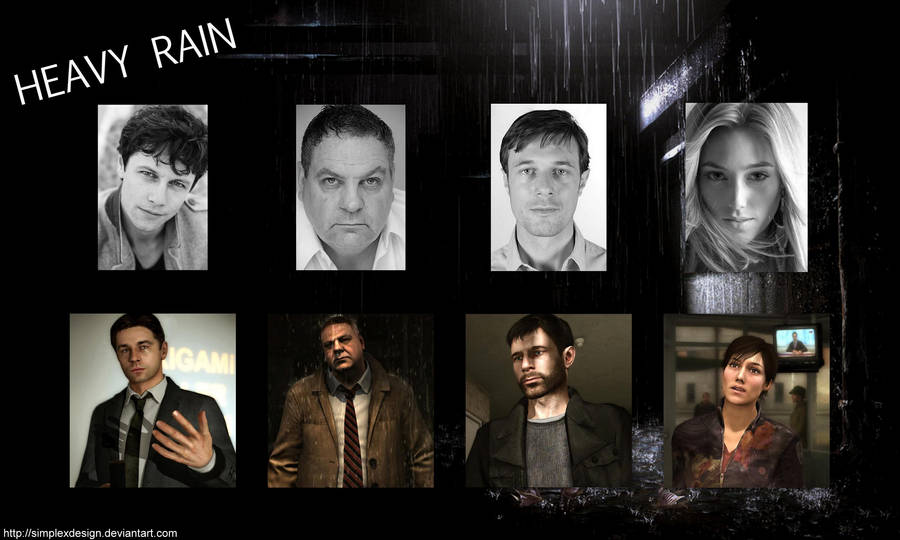 - Heavy Rain cast - by SiMPLExDESiGN