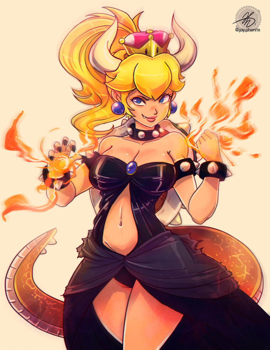 Bowsette! - VIDEO PROCESS IN DESCRIPTION! by Jay-Phenrix