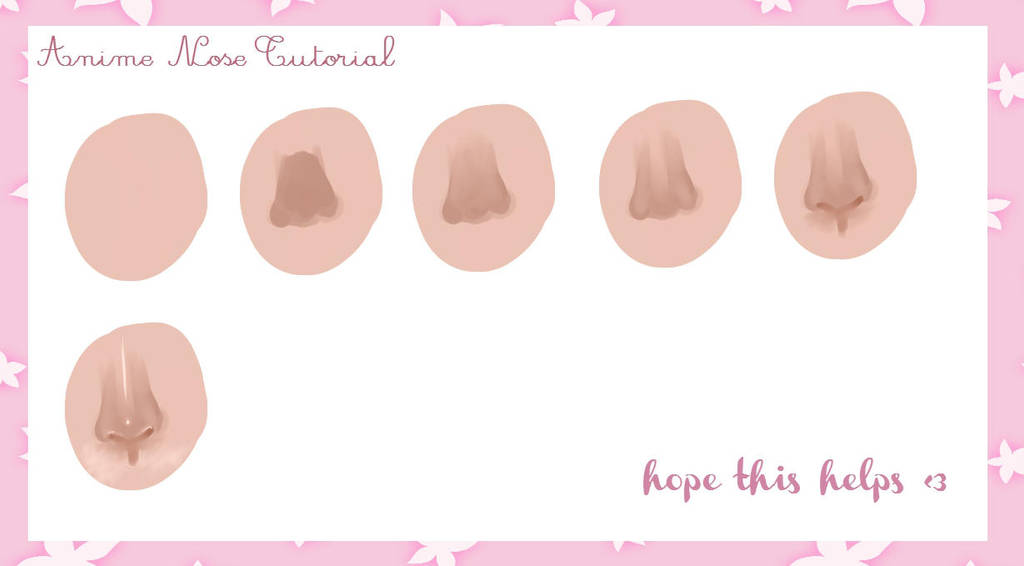 3d Anime Nose Tutorial Front View By Proxy Diva On Deviantart
