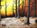 Rustic Winter Woods by 57mannequins