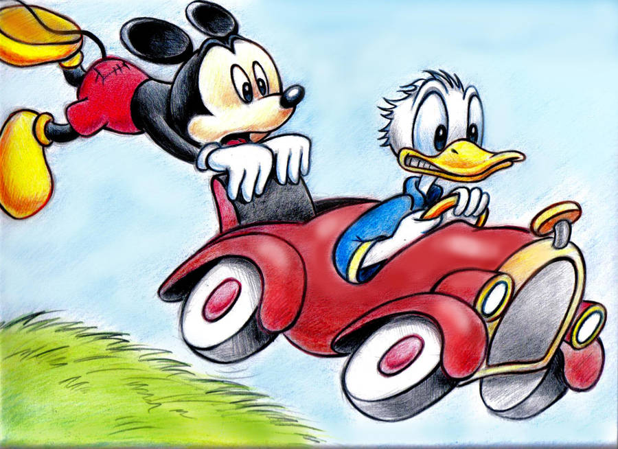 Mickey Mouse and Donald Duck by zdrer456 on DeviantArt