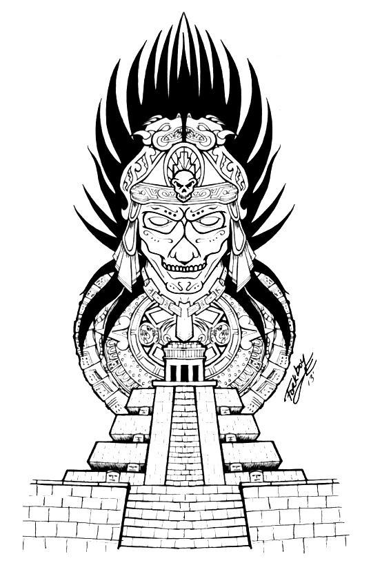 Aztec 1/2 Sleeve Concept by forkboy