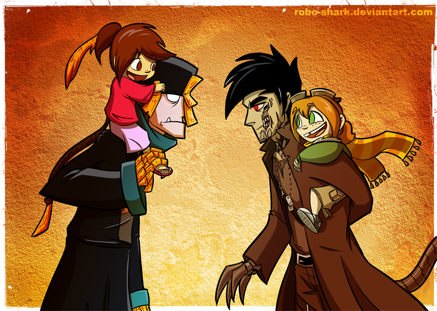 Mr. China and Mr. Lawrence by Robo-Shark