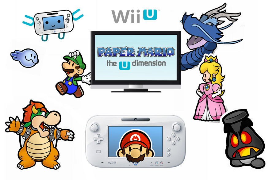 Paper Mario : The U Dimension - C O N C E P T by MonoKhromatik