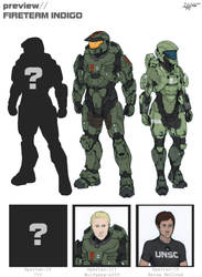 Preview: Fireteam Indigo by Tekka-Croe