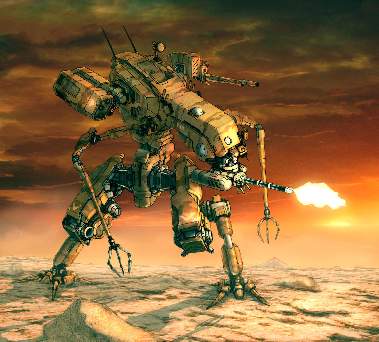 Skirmisher Mech by flyingdebris