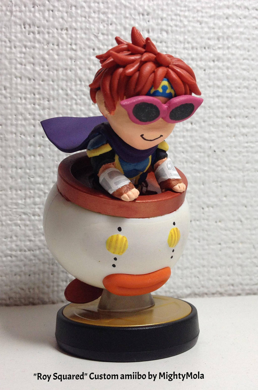 Roy Squared (Custom amiibo) by mightymola